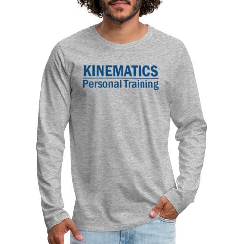 Kinematics Personal Training blue - Men's Premium Long Sleeve T-Shirt
