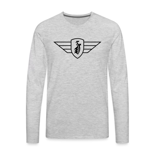 Classic Zündapp wings emblem - Men's Premium Long Sleeve T-Shirt
