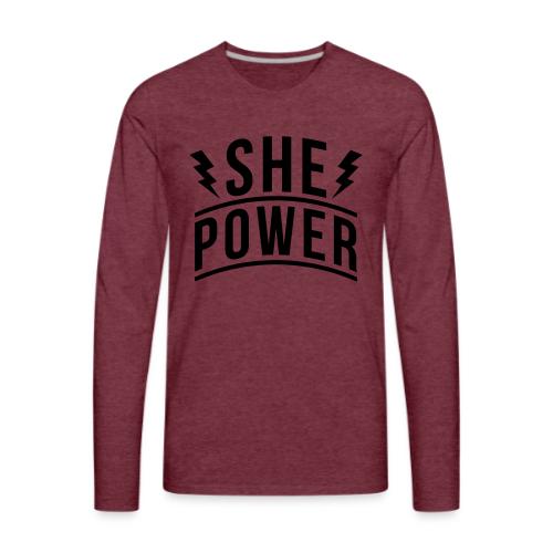 She Power - Men's Premium Long Sleeve T-Shirt