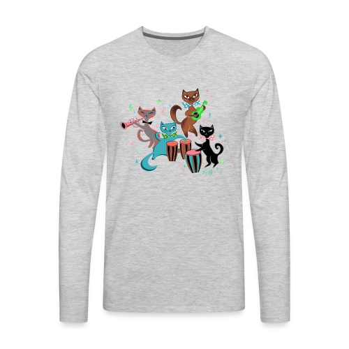Mambo Kitties Band - Men's Premium Long Sleeve T-Shirt