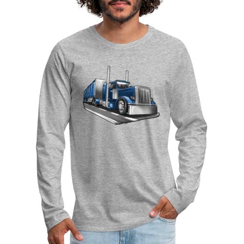 Big Rig Semi Truck American Truck - Men's Premium Long Sleeve T-Shirt