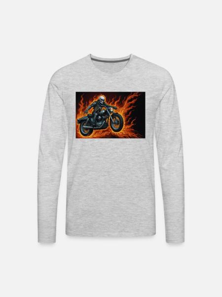 New collection - Men's Premium Long Sleeve T-Shirt - heather gray