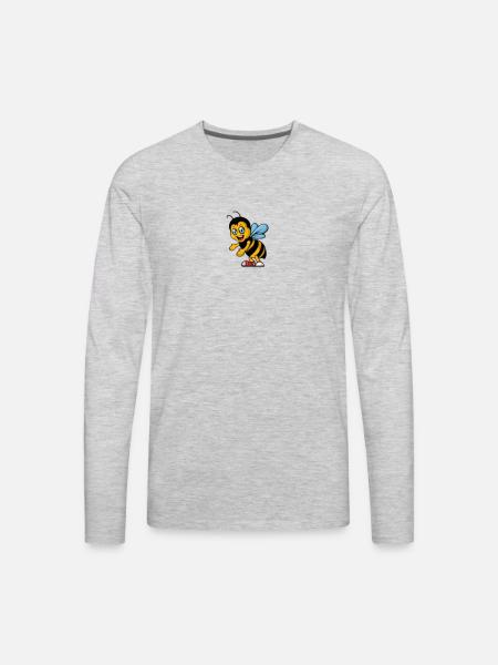 Cartoon - Men's Premium Long Sleeve T-Shirt - heather gray