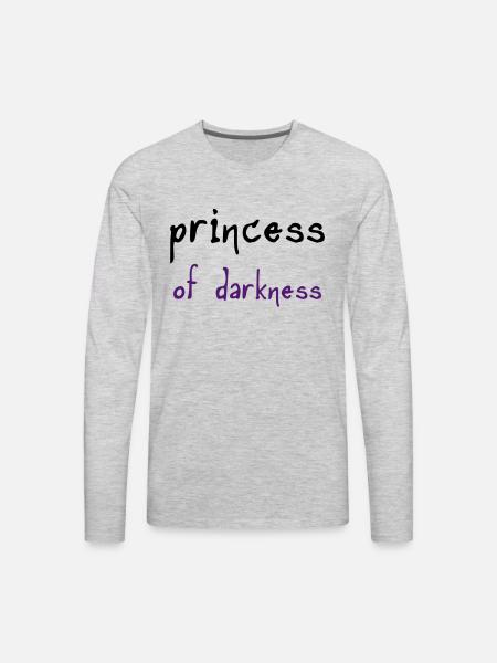 Princess of Darkness - Men's Premium Long Sleeve T-Shirt - heather gray