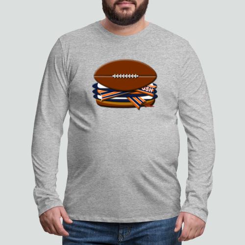 Bacon Triple CheeseBEARger from Virtual - Men's Premium Long Sleeve T-Shirt