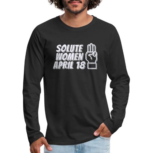 Solute Women April 18 - Men's Premium Long Sleeve T-Shirt