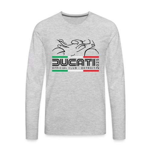 Dual Logo White and Gray 2025 - Men's Premium Long Sleeve T-Shirt