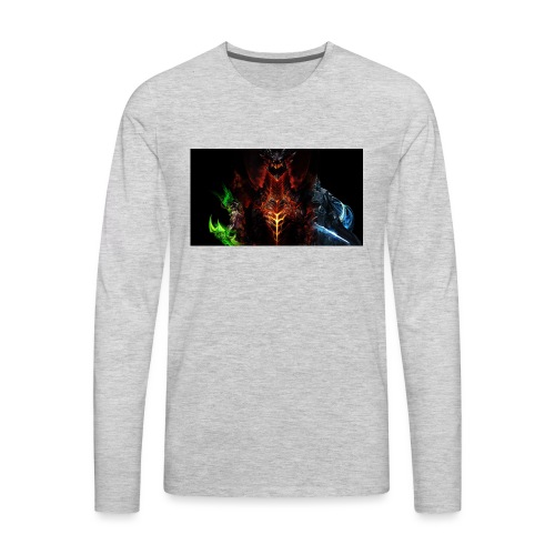 world_of_warcraft_dragon_characters_faces_16248_19 - Men's Premium Long Sleeve T-Shirt