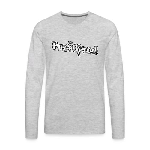 PureBlood white - Men's Premium Long Sleeve T-Shirt