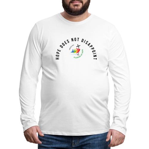 pilgrims of hope 2025 logo hope - Men's Premium Long Sleeve T-Shirt