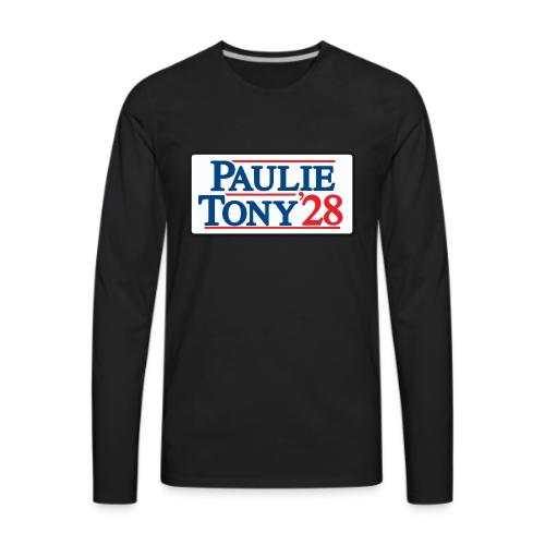 Paulie and Tony for Co-President 2028 - Men's Premium Long Sleeve T-Shirt