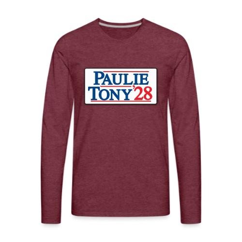 Paulie and Tony for Co-President 2028 - Men's Premium Long Sleeve T-Shirt