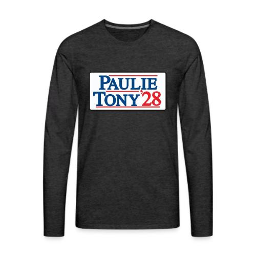 Paulie and Tony for Co-President 2028 - Men's Premium Long Sleeve T-Shirt