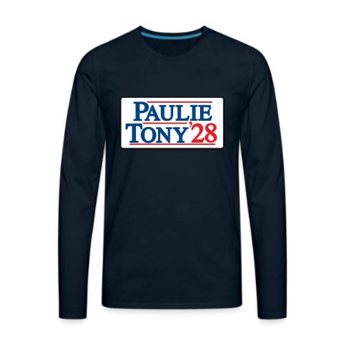 Paulie and Tony for Co-President 2028 - Men's Premium Long Sleeve T-Shirt