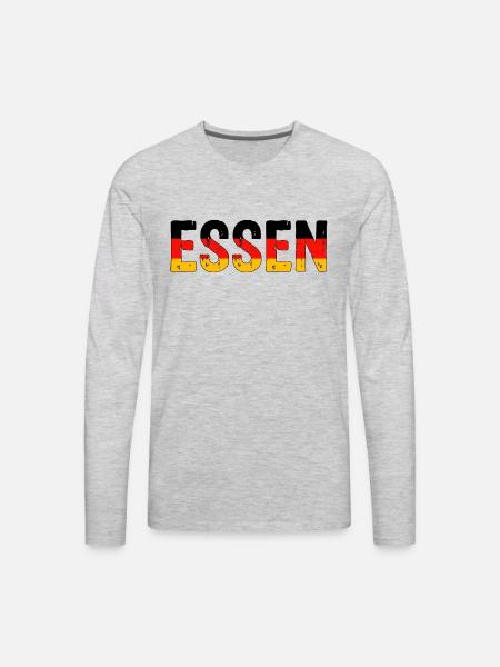 Essen Germany - Men's Premium Long Sleeve T-Shirt - heather gray