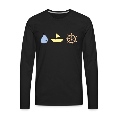 Drop, Ship, Dharma - Men's Premium Long Sleeve T-Shirt