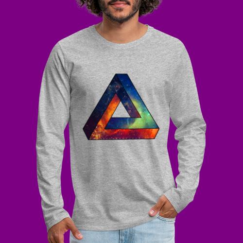 Unique Spacy Impossible Triangle - Men's Premium Long Sleeve T-Shirt