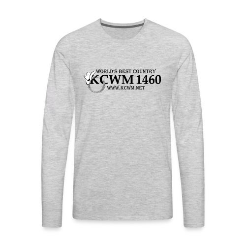 KCWM Logo - Men's Premium Long Sleeve T-Shirt