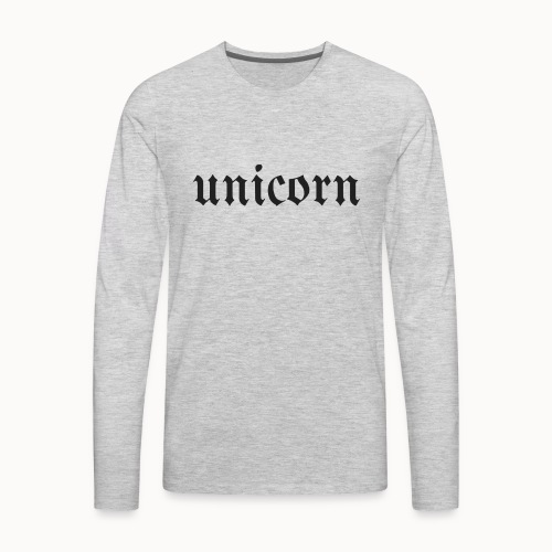 Gothic Unicorn - Men's Premium Long Sleeve T-Shirt