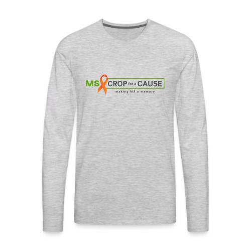 Horizontal Logo - Men's Premium Long Sleeve T-Shirt