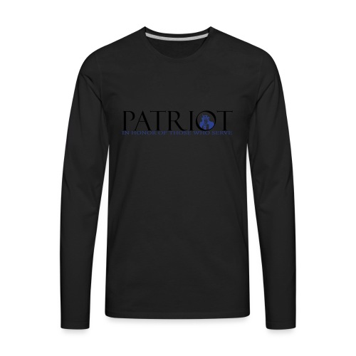 PATRIOT_SAM_USA_LOGO - Men's Premium Long Sleeve T-Shirt