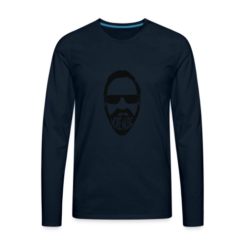 Joey D More Music front image multi color options - Men's Premium Long Sleeve T-Shirt