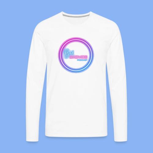 Bad Dadvice Logo - Men's Premium Long Sleeve T-Shirt