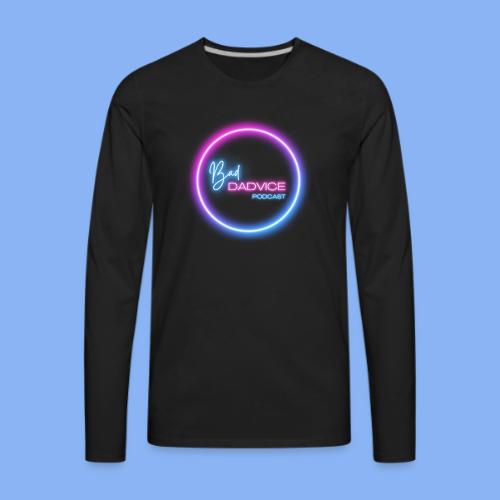 Bad Dadvice Logo - Men's Premium Long Sleeve T-Shirt