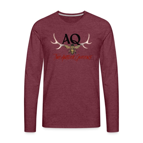 AQ logo - Men's Premium Long Sleeve T-Shirt