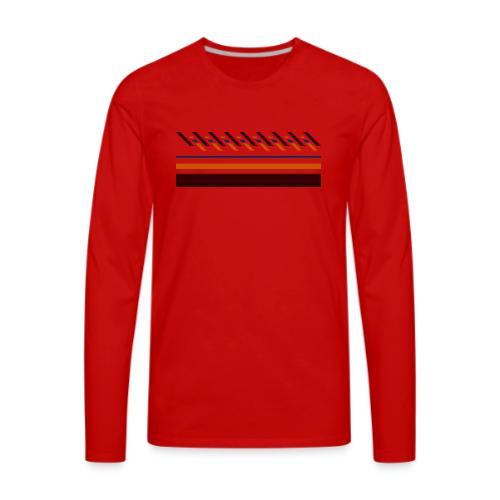 Cute, colorful striped designs for the seasons - Men's Premium Long Sleeve T-Shirt