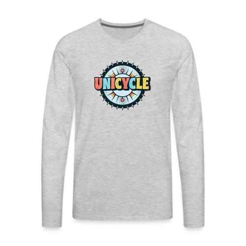 Unicycle Spike - Men's Premium Long Sleeve T-Shirt