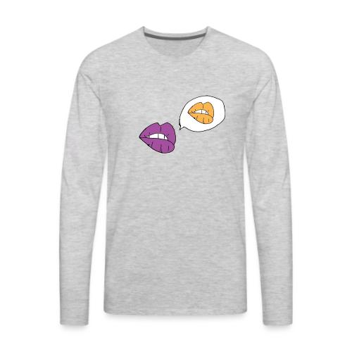 Lips - Men's Premium Long Sleeve T-Shirt