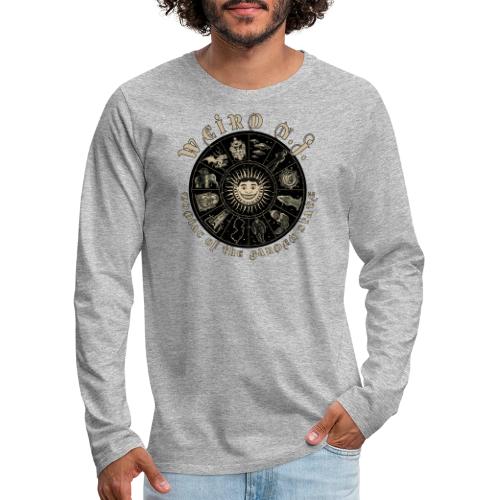 Weird NJ – Zodiac of the Garden State - Men's Premium Long Sleeve T-Shirt