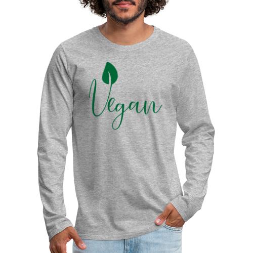 Vegan - Men's Premium Long Sleeve T-Shirt