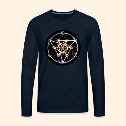 Classic Alchemical Cycle - Men's Premium Long Sleeve T-Shirt