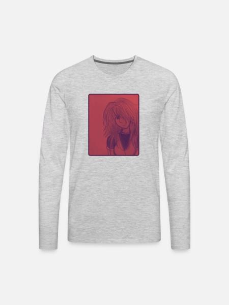 bloodmoon - Men's Premium Long Sleeve T-Shirt - heather gray