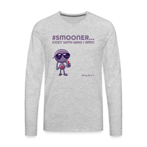 Smoon City_Cozy with who I am - Men's Premium Long Sleeve T-Shirt