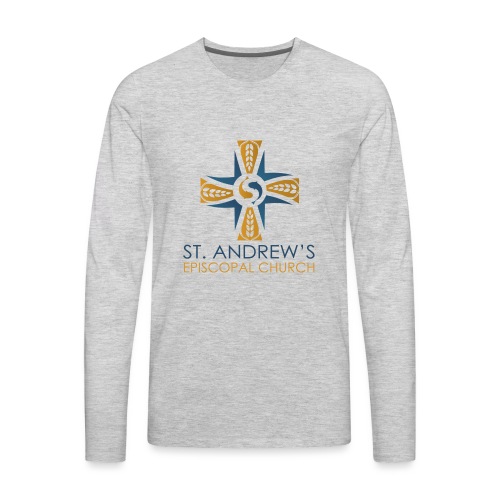 St. Andrew's logo on transparent background - Men's Premium Long Sleeve T-Shirt