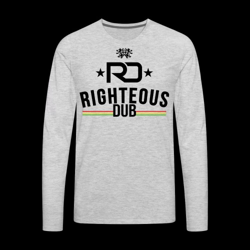 Righteous Dub Logo - Men's Premium Long Sleeve T-Shirt