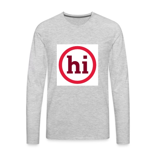 hi T shirt - Men's Premium Long Sleeve T-Shirt
