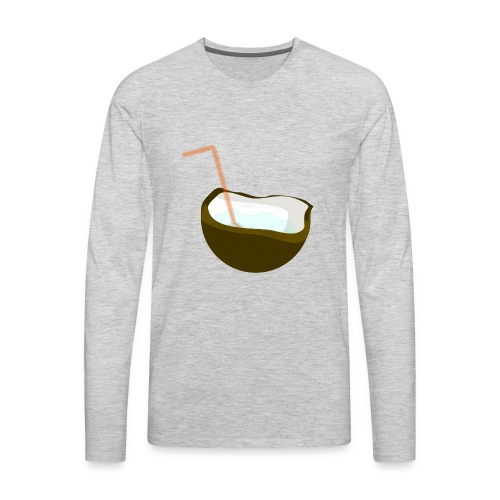 coconut water - Men's Premium Long Sleeve T-Shirt