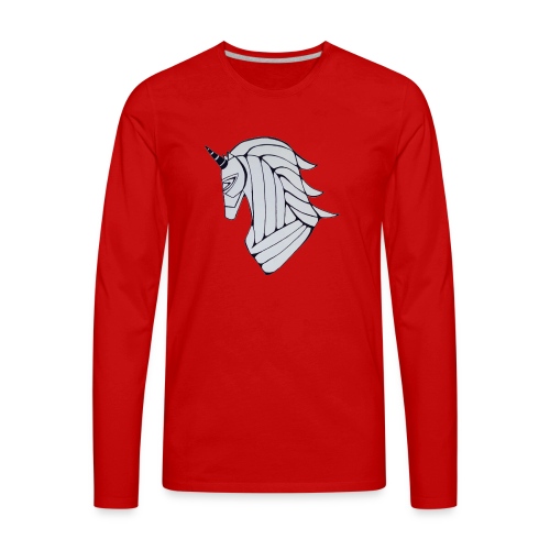 Unicorn Trojan horse - Men's Premium Long Sleeve T-Shirt