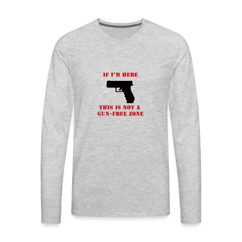 GunFreeZone - Men's Premium Long Sleeve T-Shirt