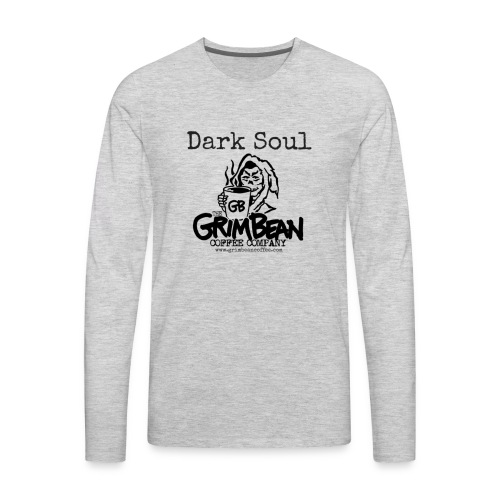 Grim Bean Coffee Company Dark Soul - Men's Premium Long Sleeve T-Shirt