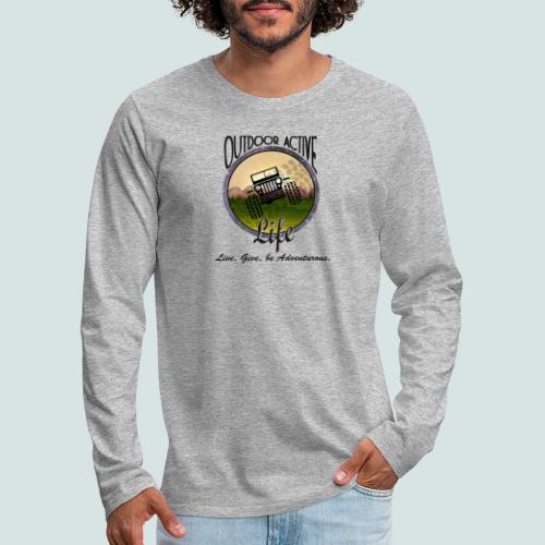 OutdoorActiveLife Jeep - Men's Premium Long Sleeve T-Shirt