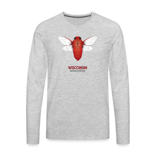 Cicada Wisconsin Entomology - Men's Premium Long Sleeve T-Shirt