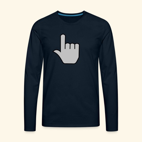 click - Men's Premium Long Sleeve T-Shirt