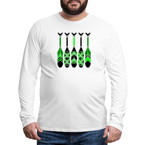 Umbelas Pataxo2 - Men's Premium Long Sleeve T-Shirt