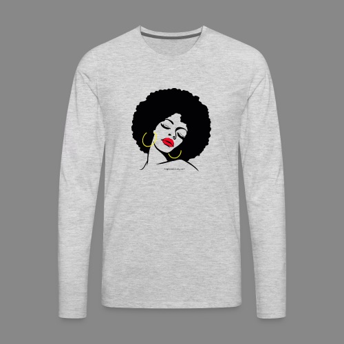 Afro Diva - Men's Premium Long Sleeve T-Shirt