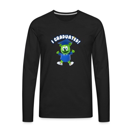 I Graduated! Gummibar (The Gummy Bear) - Men's Premium Long Sleeve T-Shirt